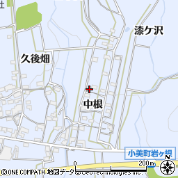 愛知県岡崎市小美町中根125周辺の地図