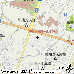 滋賀県甲賀市土山町北土山1722周辺の地図