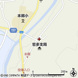 岡山県新見市哲多町本郷243周辺の地図