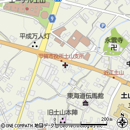 滋賀県甲賀市土山町北土山1717周辺の地図
