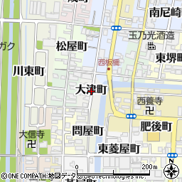 京都府京都市伏見区大津町周辺の地図