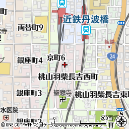 京都府京都市伏見区桃山羽柴長吉西町2周辺の地図