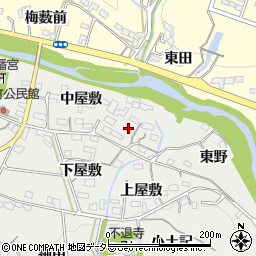 愛知県岡崎市生平町中屋敷49周辺の地図