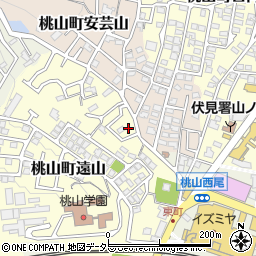 京都府京都市伏見区桃山町遠山90周辺の地図