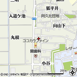 愛知県知多郡阿久比町卯坂小曽ケ脇113周辺の地図