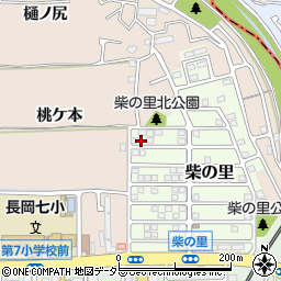 京都府長岡京市柴の里10-89周辺の地図