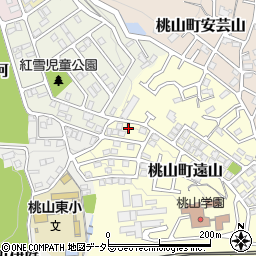 京都府京都市伏見区桃山町遠山37-13周辺の地図