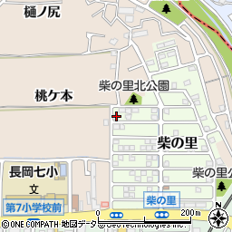 京都府長岡京市柴の里10-88周辺の地図