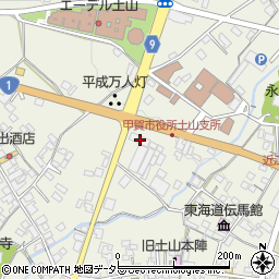 滋賀県甲賀市土山町北土山1704周辺の地図