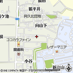 愛知県知多郡阿久比町卯坂小曽ケ脇周辺の地図