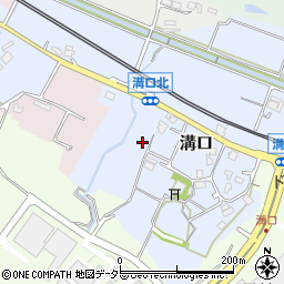 兵庫県三田市溝口周辺の地図