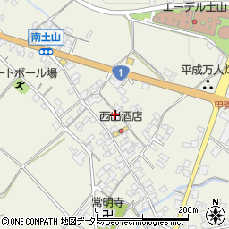 滋賀県甲賀市土山町北土山2128周辺の地図