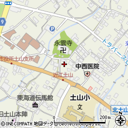 滋賀県甲賀市土山町北土山1517周辺の地図