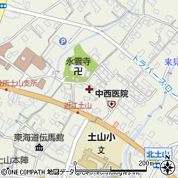 滋賀県甲賀市土山町北土山1515周辺の地図