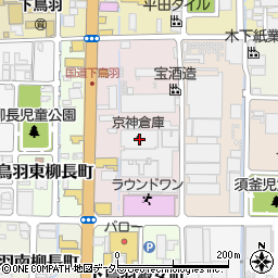 京神倉庫株式会社　京都南支店周辺の地図