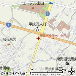 滋賀県甲賀市土山町北土山1706周辺の地図
