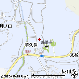 愛知県新城市浅谷周辺の地図