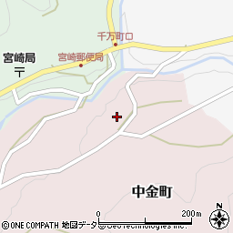 愛知県岡崎市中金町森東下周辺の地図