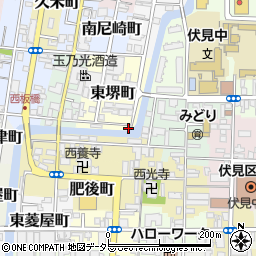 京都府京都市伏見区東堺町480周辺の地図