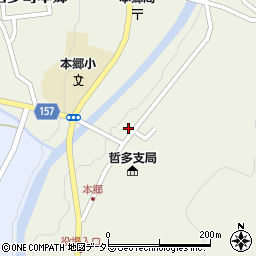 岡山県新見市哲多町本郷579-2周辺の地図