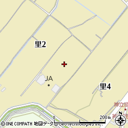 滋賀県大津市里2丁目8周辺の地図