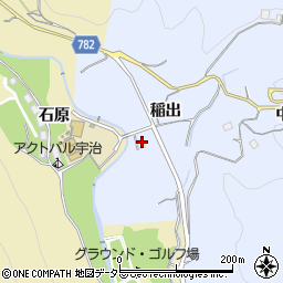 京都府宇治市東笠取稲出23-1周辺の地図