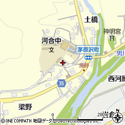 岡崎市生平学区市民ホーム周辺の地図
