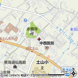 滋賀県甲賀市土山町北土山1430周辺の地図