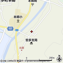岡山県新見市哲多町本郷580周辺の地図