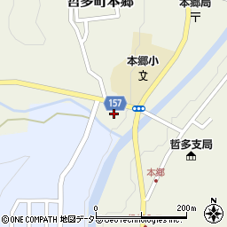 岡山県新見市哲多町本郷664周辺の地図