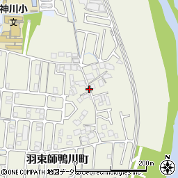 京都府京都市伏見区羽束師鴨川町周辺の地図