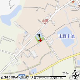 兵庫県三田市末2377周辺の地図
