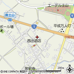 滋賀県甲賀市土山町北土山2137周辺の地図