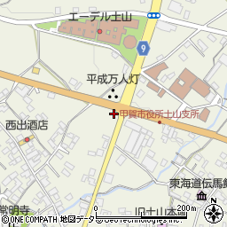 滋賀県甲賀市土山町北土山1707周辺の地図