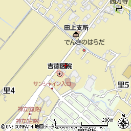 滋賀銀行田上 ＡＴＭ周辺の地図