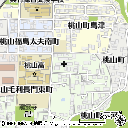 三井住友銀行桃山社宅周辺の地図