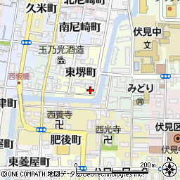 京都府京都市伏見区東堺町476周辺の地図