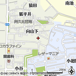 愛知県知多郡阿久比町卯坂小曽ケ脇1周辺の地図