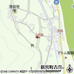 兵庫県たつの市新宮町吉島周辺の地図