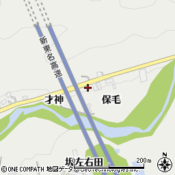 愛知県岡崎市生平町保毛28-3周辺の地図