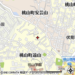 京都府京都市伏見区桃山町遠山92周辺の地図