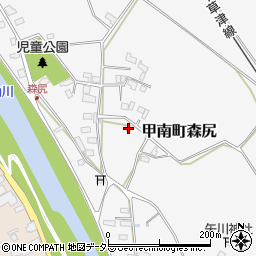 滋賀県甲賀市甲南町森尻263-24周辺の地図