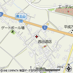 滋賀県甲賀市土山町北土山2181周辺の地図