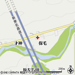 愛知県岡崎市生平町保毛26周辺の地図