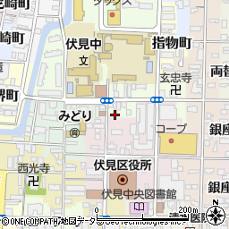 京都府京都市伏見区下板橋町604周辺の地図