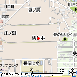 京都府長岡京市今里桃ケ本周辺の地図