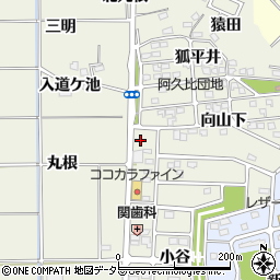 愛知県知多郡阿久比町卯坂小曽ケ脇101周辺の地図