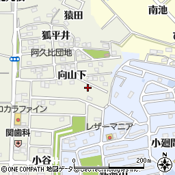 愛知県知多郡阿久比町卯坂向山下1-73周辺の地図