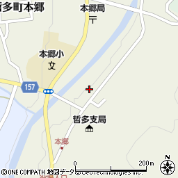 岡山県新見市哲多町本郷581周辺の地図