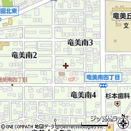 アイン薬局　竜美南店周辺の地図